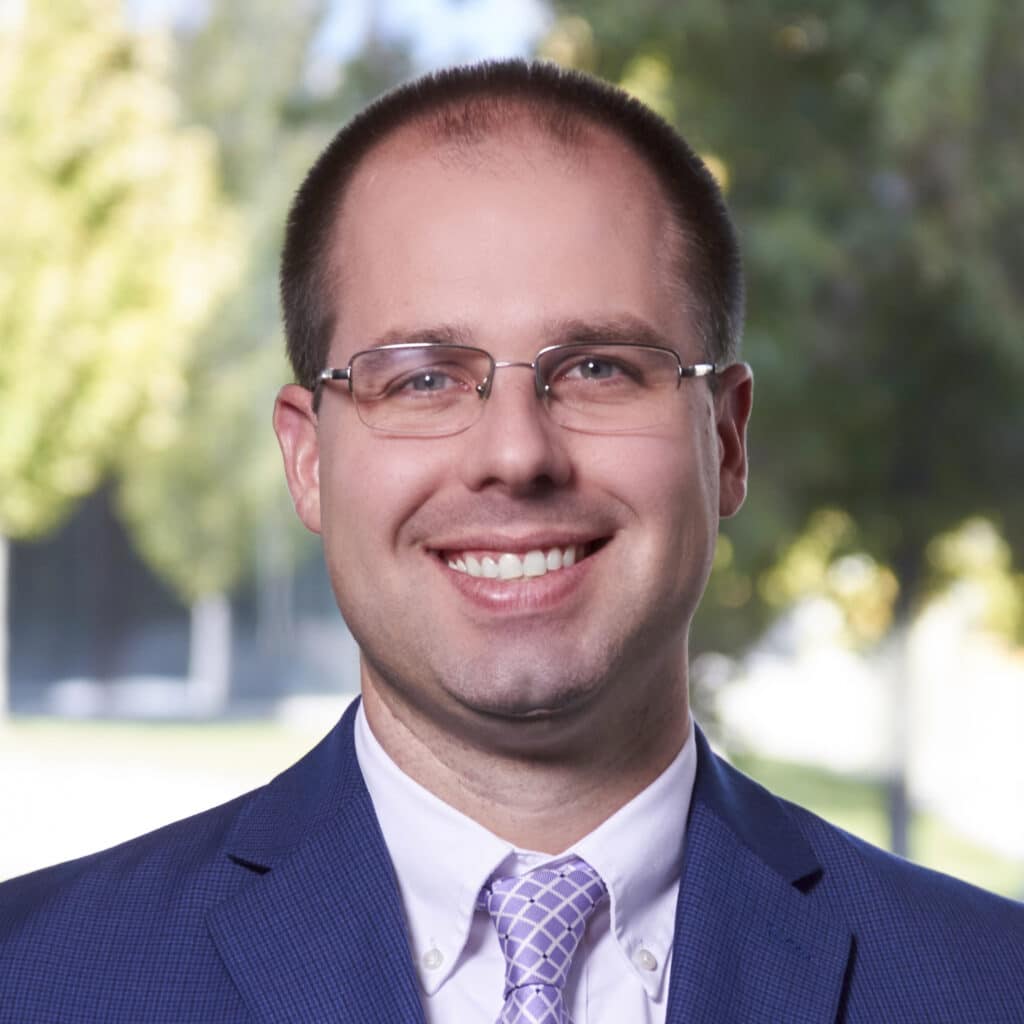 Headshot of University Leadership Team member and dean, David Steeb