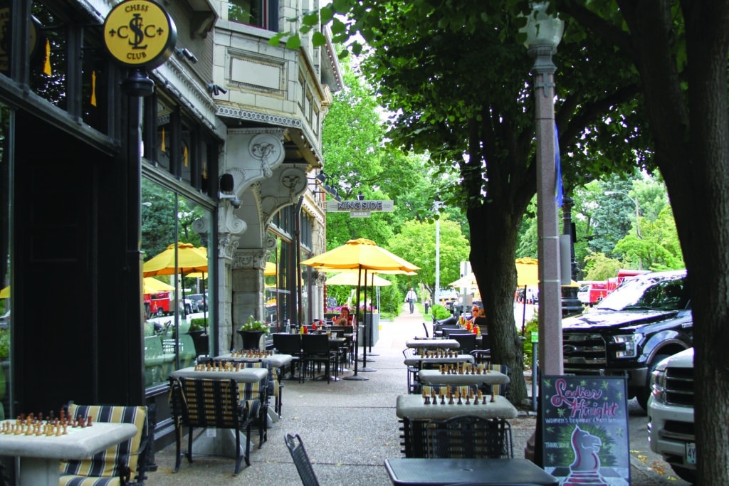 Sidewalk on Euclid avenue in Central West End