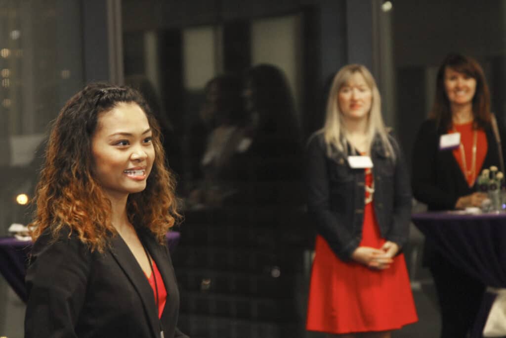 Speaker at Women's Giving Initiative event