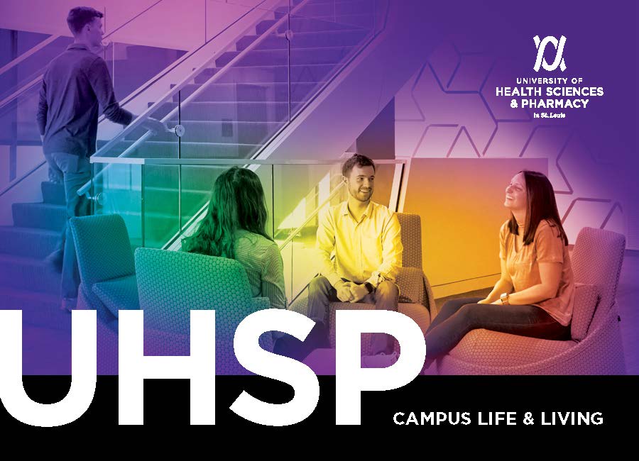 Cover of the UHSP Campus Life Brochure