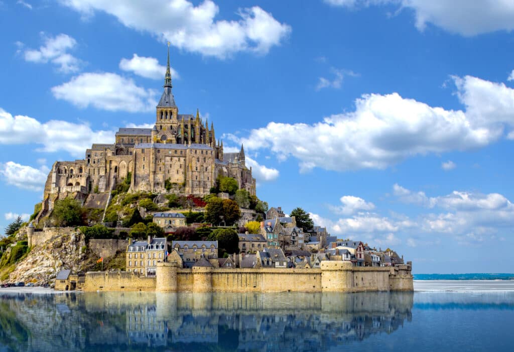 Mount Saint Michele in Normandy, France