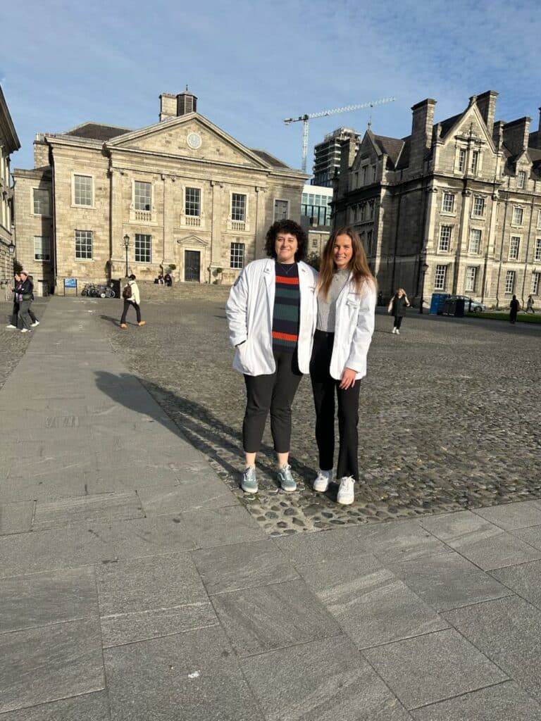 St. Louis College of Pharmacy at UHSP students visiting Trinity College as a part of their P4 rotations.