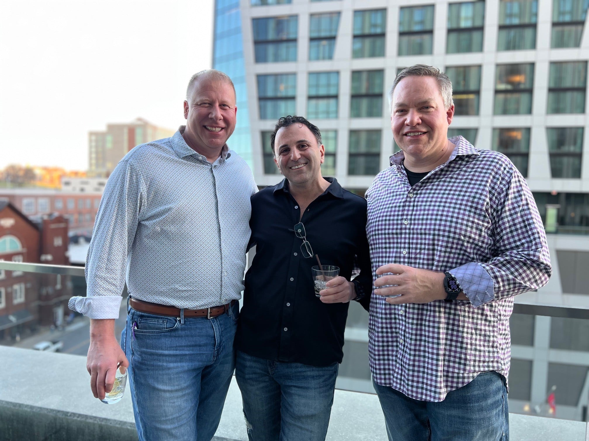 Alumni at event hosted by Advancement